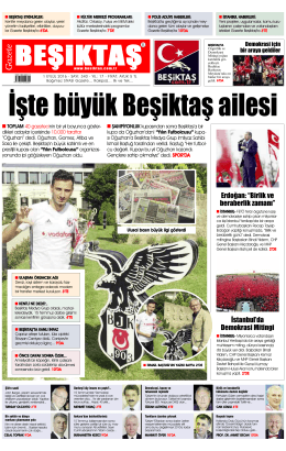 Gazete Oku - Gazete Beşiktaş