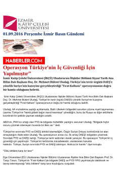 Operasyon Türkiye`nin İç Güvenliği İçin Yapılmıştır
