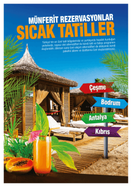 YURT İÇİ - AYF TUR