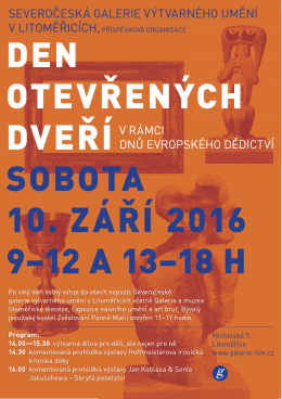 Pozvánka na Den otevřených dveří - galerie