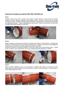 Svařovací kroužky pro potrubí Ultra Rib 2 DN 300 mm