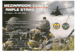 Mezinárodní cvičení AMPLE STRIKE 2016