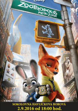 Zootropolis - představení pro děti