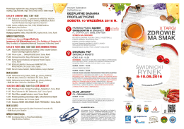 Page 1 - */ v Prezentaqa wystawców: sery, pieczywo, miody