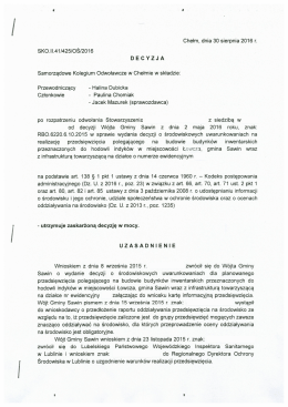 pobierz plik - Samorządowe Kolegium Odwoławcze w Chełmie