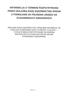 pobierz - Krajowa Rada Sądownictwa
