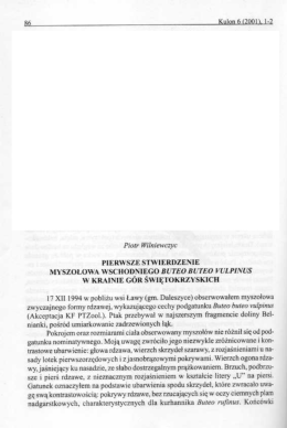 Page 1 Piotr Wilniewczyc PIERWSZE STWIERDZENIE