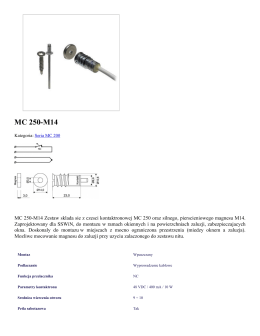 Alarmtech - MC 250-M14 Kontakt magnetyczny