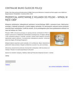 Generuj PDF - Centralne Biuro Śledcze Policji