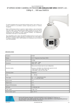 IP SPEED DOME CAMERA OUTDOOR DH