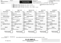 La Formule di&eacute;t&eacute;tique