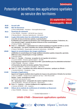 Programme - Technopôle Brest Iroise