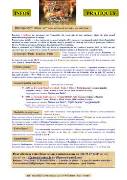 infos pratiques lnhc 2006 - D2P Evasion et compagnie