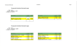 Horaires des Transports scolaires Senozan/Lugny