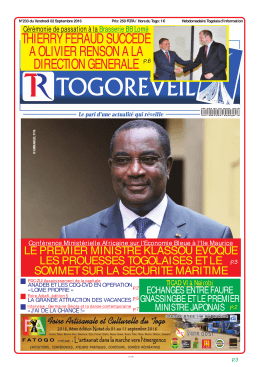 Togo Réveil N°233 - République Togolaise