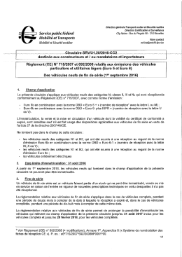 Page 1 Direction générale Transport routier et Sécurité routière YA