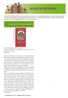 Article de presse - Artisans Voyageurs