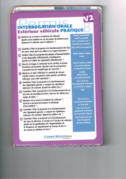 Questions Extérieurs 27 à 53 - Krystel Auto