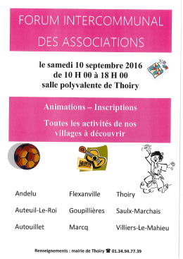 Animations et Inscriptions : DOC010916-003