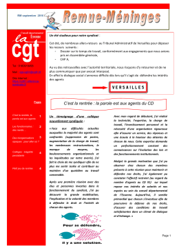 RM SEPT 16 - Syndicat CGT du Conseil Départemental de l`Essonne