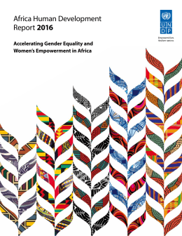 Africa Human Development Report 2016