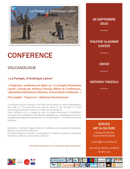 conference - Université de La Réunion
