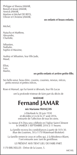 Fernand JAMAR