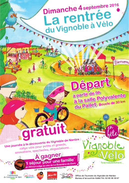 programme 2016 - Office de tourisme du vignoble de Nantes
