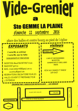 Dimanche 11 septembre 2016