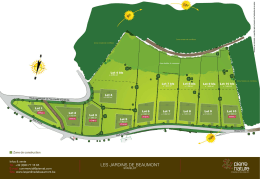 Plan parcellaire () - Les Jardins de Beaumont