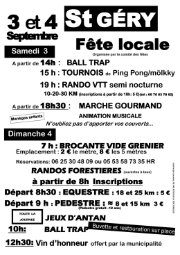 Découvrez le programme - Visiting the Pays de Bergerac