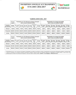 Page 1 Prix du coupon Modalités de paiement Trimestrie|| || 265.00