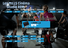 Les MILLS Cinéma Studio RPM
