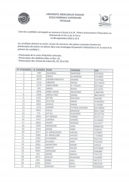 T&eacute;l&eacute;charger la liste