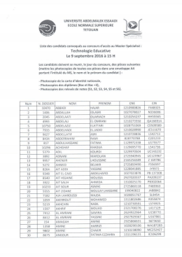 Télécharger la liste