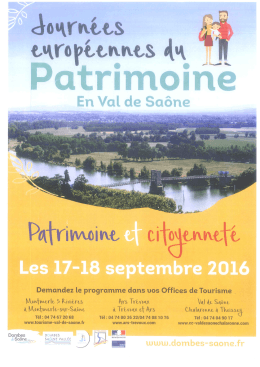 Voir l`affiche des JEP 2016