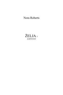 Nora Roberts – Želja i zapovest