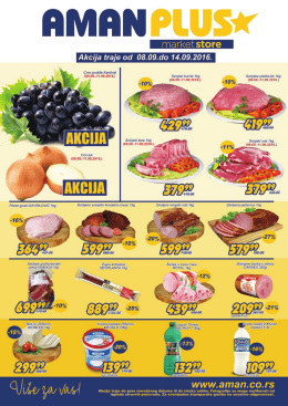 AMAN PLUS vikend akcija08.09