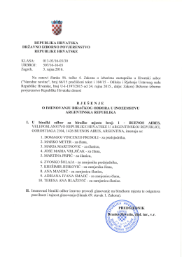 Argentina - Državno izborno povjerenstvo
