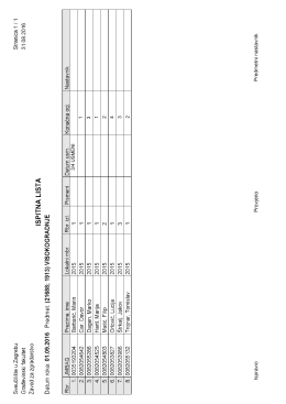 Visokogradnje rezultati ispita 1.9.2016.