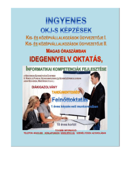 Page 1 INGYENES OKJ-S K&Eacute;PZ&Eacute;SEK Kis