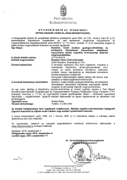 Page 1 PEST NAEGYEI KORM&Aacute;NYHIVATAL U T / 1 9 1 8 / 4 / 2 0 1