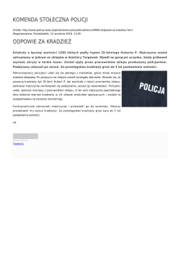 Generuj PDF - Komenda Stołeczna Policji