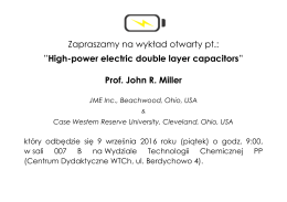 Prof. John R. Miller