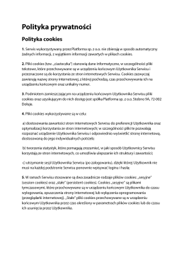 Polityka prywatności