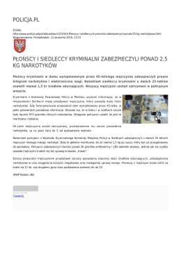 policja.pl płońscy i siedleccy kryminalni zabezpieczyli ponad 2,5 kg