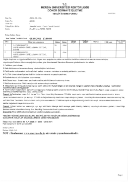 Devamı - Mersin Üniversitesi