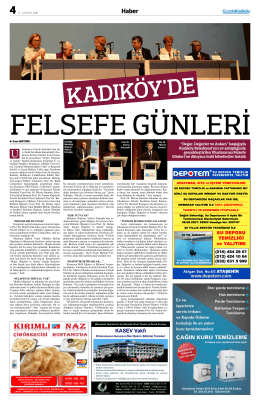 KASEV Vakfı - Gazete Kadıköy