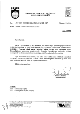 FINDIK İHALESİ (13.200 Kg)