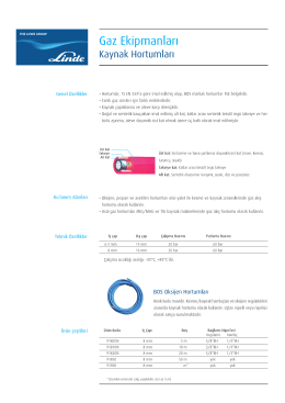 Hortumlar - Linde Gaz